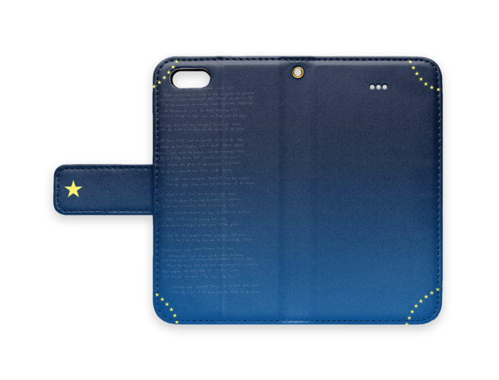 手帳型iPhoneケース - iPhone5 - ストラップ穴 あり