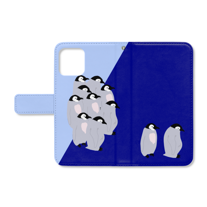 手帳型iPhoneケース - iPhone12 / 12 Pro - ストラップ穴 あり