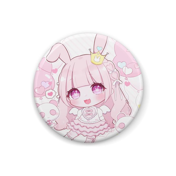 缶バッジ - 32mm(ホワイト)