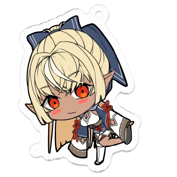 アクリルキーホルダー - 50 x 50 (mm)