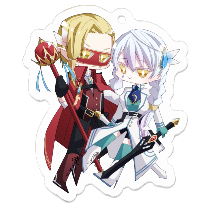 アクリルキーホルダー - 50 x 50 (mm)