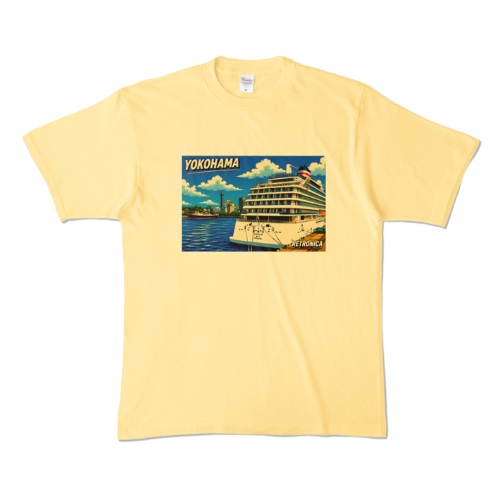 カラーTシャツ - XL - ライトイエロー (淡色)
