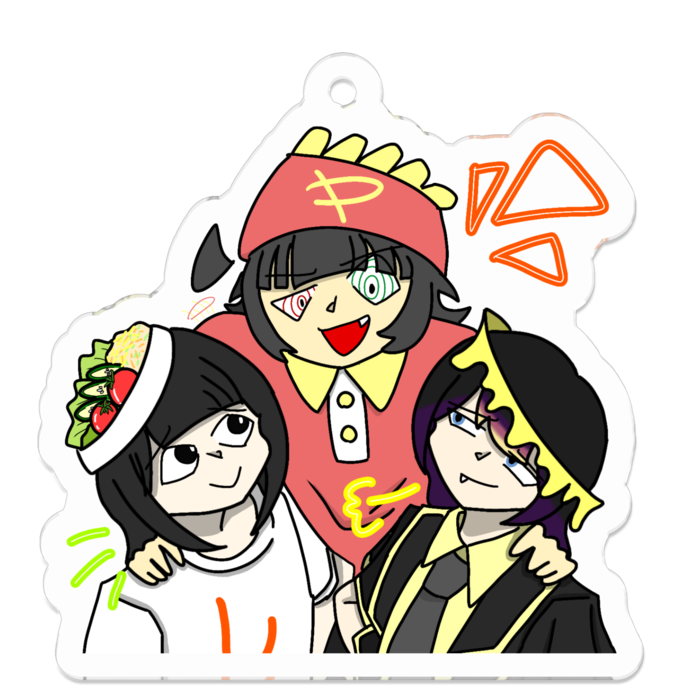 アクリルキーホルダー - 50 x 50 (mm)