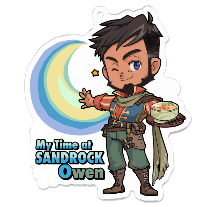 アクリルキーホルダー - 70 x 70 (mm)