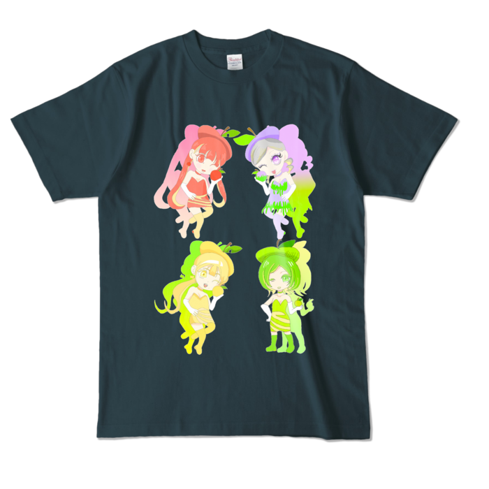 カラーTシャツ - L - デニム (濃色)