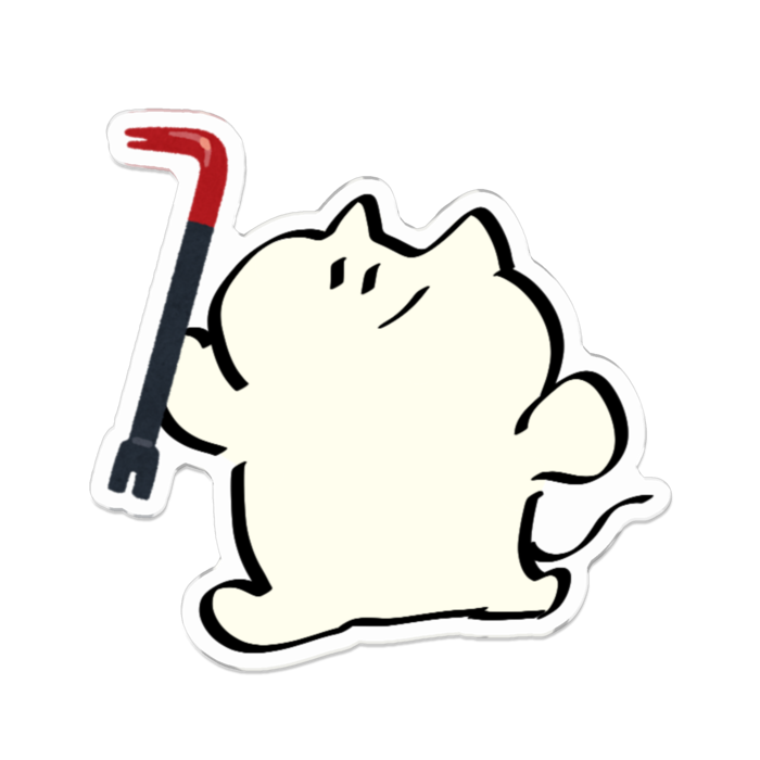 アクリルバッジ - 70 x 70 (mm)