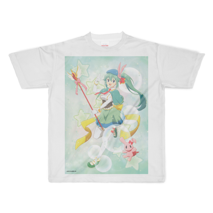ぱんのみみ ぱん ゆきみつきみのしあわせフルグラTシャツ L