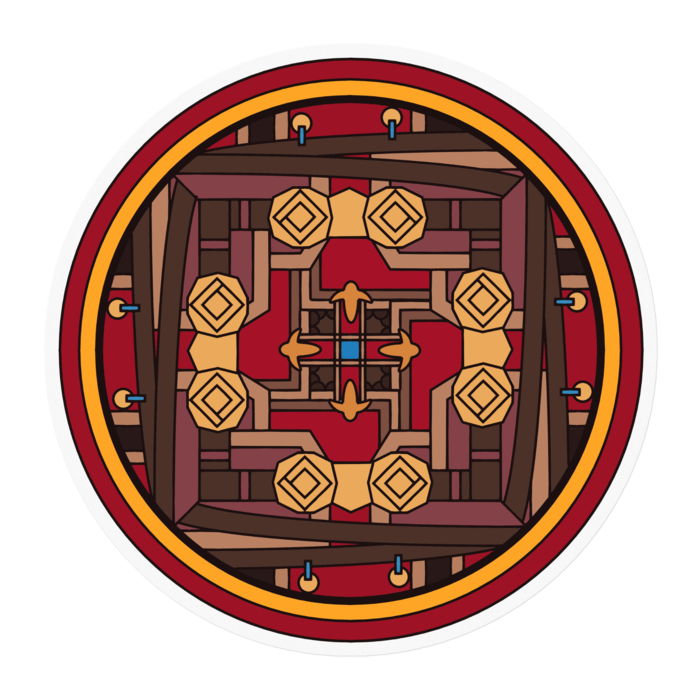 ステッカー - 100 x 100 (mm)