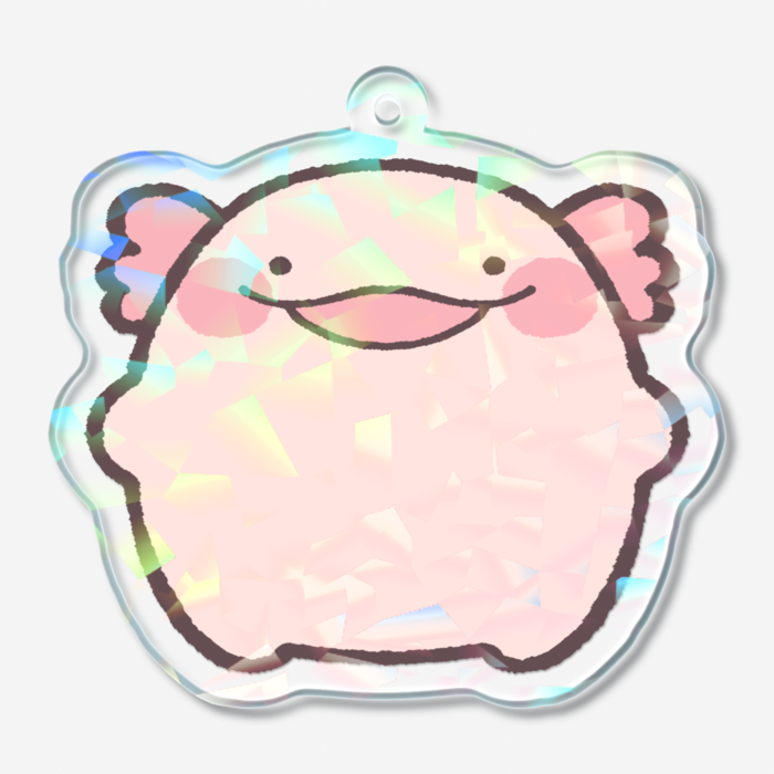 ホログラムアクリルキーホルダー - 50 × 50mm