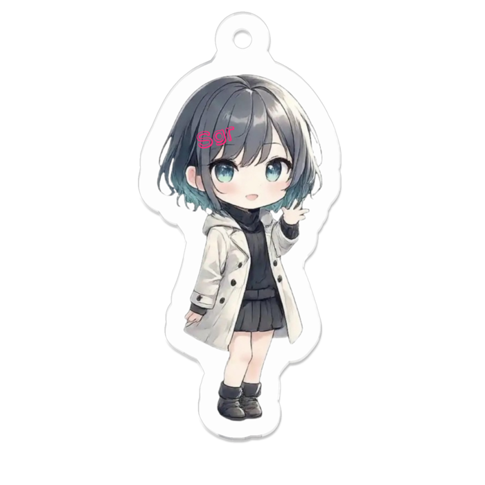 アクリルキーホルダー - 50 x 50 (mm)