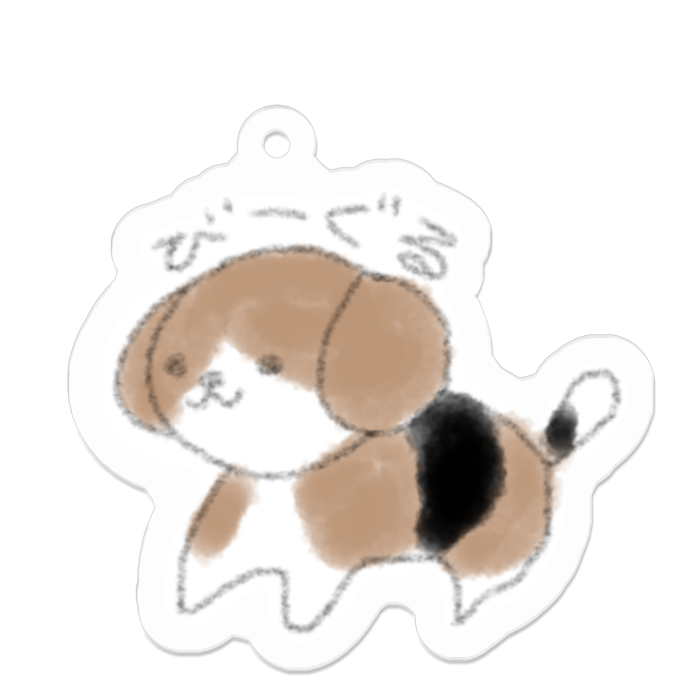 アクリルキーホルダー - 50 x 50 (mm)