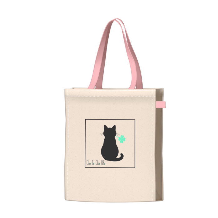 ツートンカラーバッグ - ピンク - W34 × H41 × D14cm
