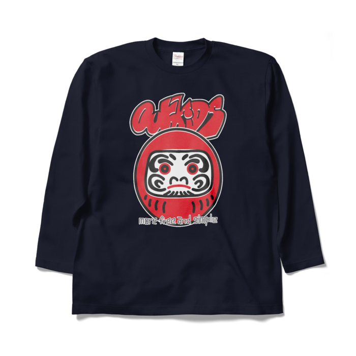ロングスリーブTシャツ - XL - ネイビー