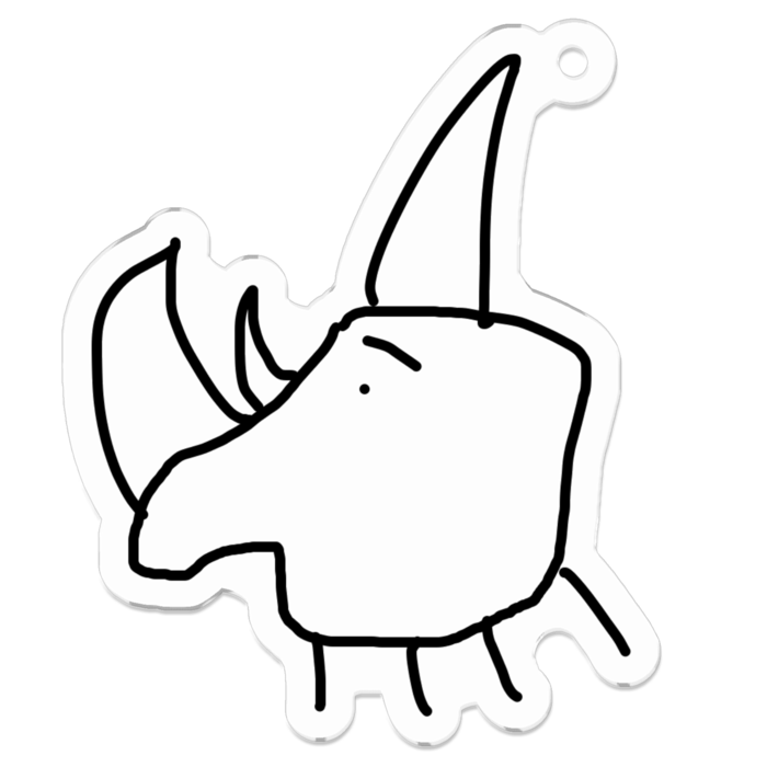 アクリルキーホルダー - 50 x 50 (mm)