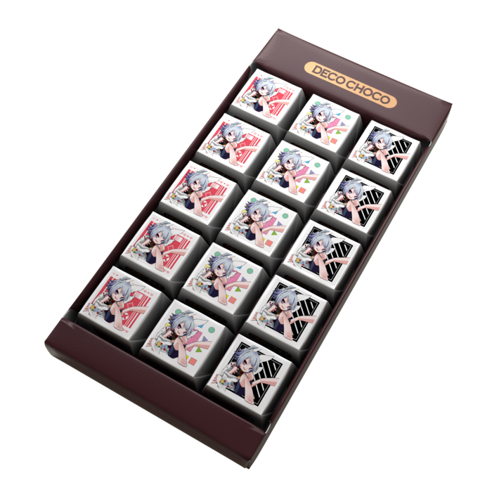 DECOチョコ - 列ごとにデザイン