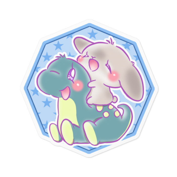 ステッカー - 100 x 100 (mm)