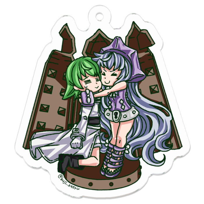 アクリルキーホルダー - 50 x 50 (mm)