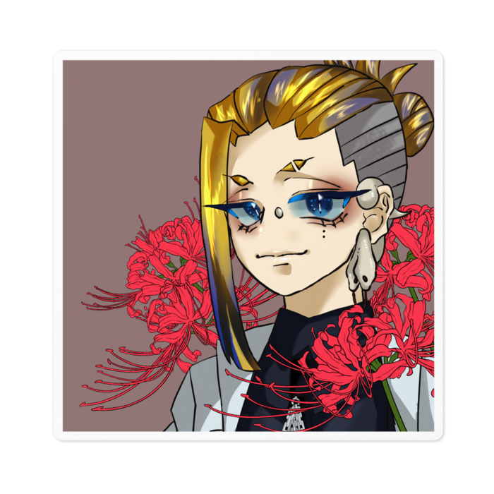 ステッカー - 100 x 100 (mm)