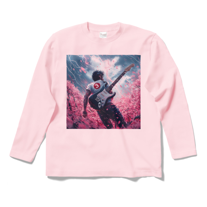 ロングスリーブTシャツ - S - ライトピンク