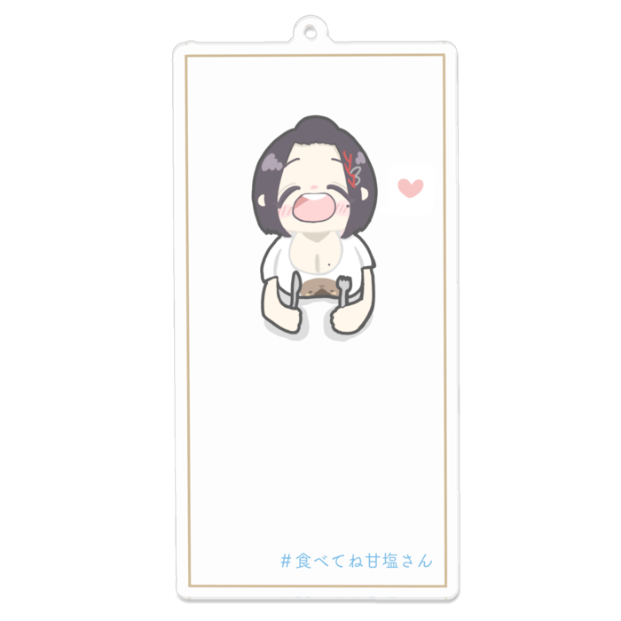 アクリルキーホルダー(コーティング) - 100 x 100 (mm)