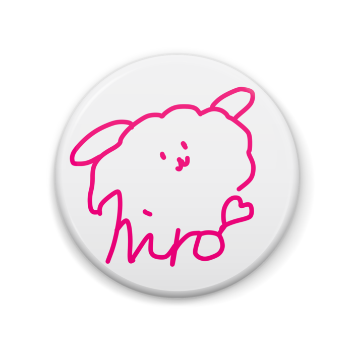 成月サイン缶バッジ - 57mm