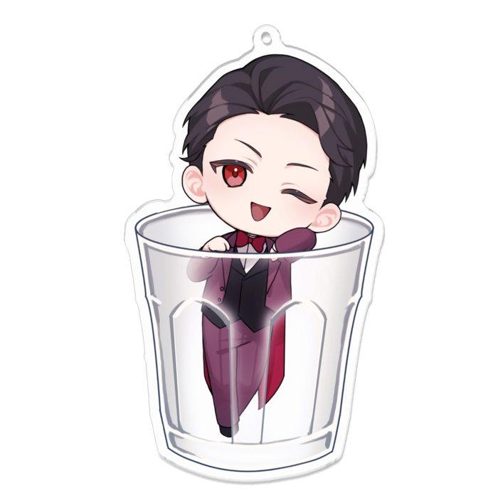 アクリルキーホルダー（コーティング） - 100 x 100 (mm)