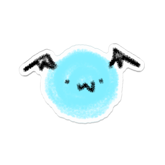 アクリルバッジ - 70 x 70 (mm)