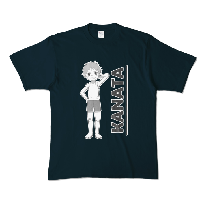 カラーTシャツ - XL - ネイビー (濃色)