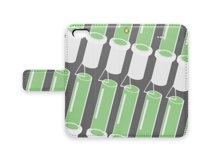 手帳型iPhoneケース - iPhone 5 / 5s / SE - ストラップ穴 あり