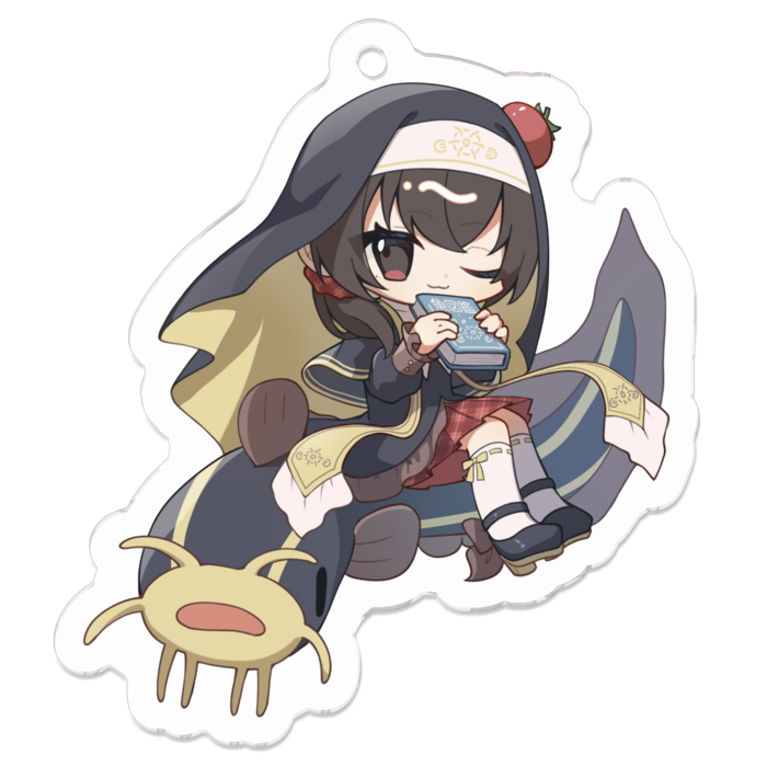 アクリルキーホルダー（コーティング） - 50 x 50 (mm)