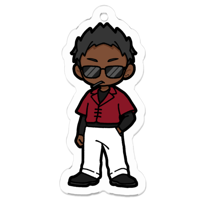 アクリルキーホルダー - 50 x 50 (mm)