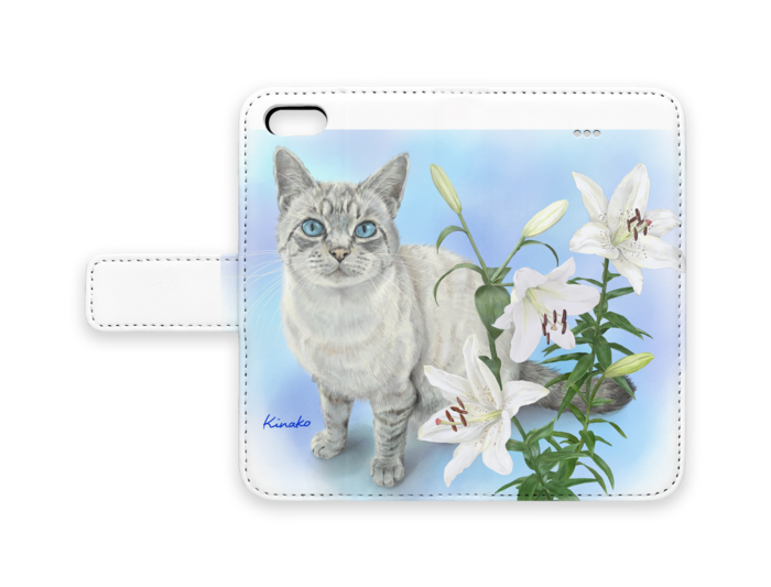 手帳型iPhoneケース - iPhone 5 / SE - ストラップ穴 なし