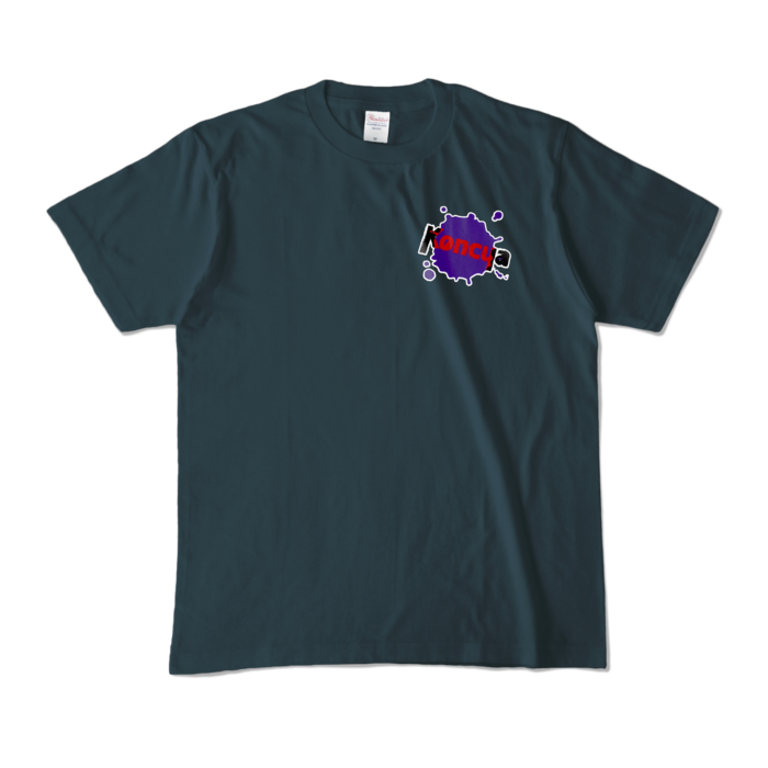 Koncua:カラーTシャツ - M - デニム (濃色)