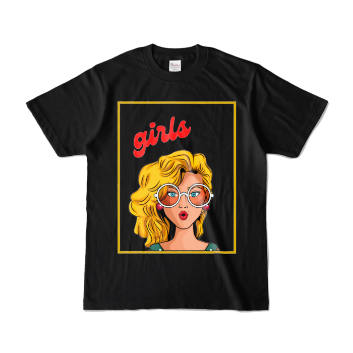 カラーTシャツ - S - ブラック (濃色)