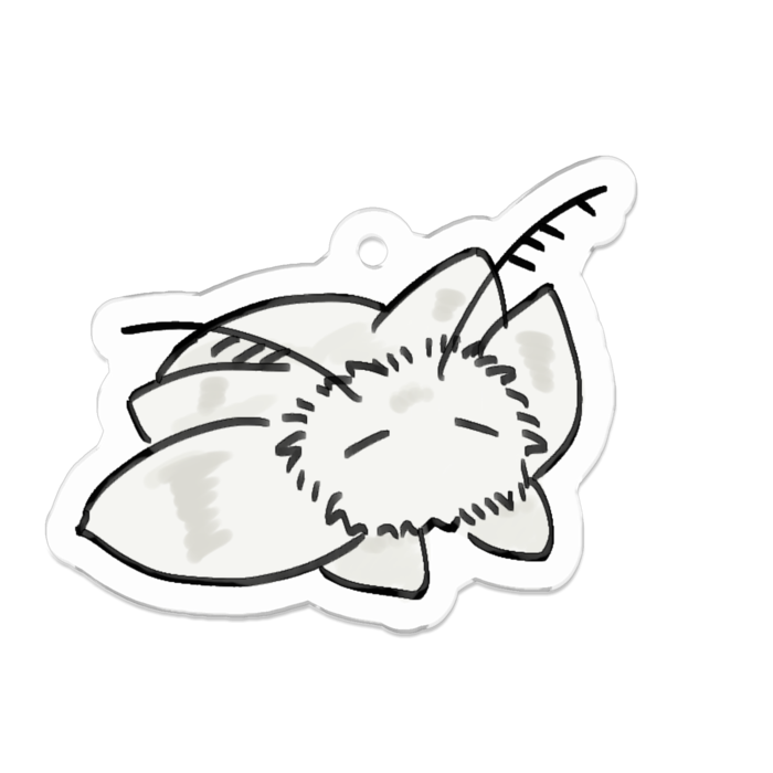 アクリルキーホルダー（コーティング） - 50 x 50 (mm)