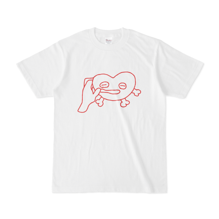 Tシャツ - S - 赤インク