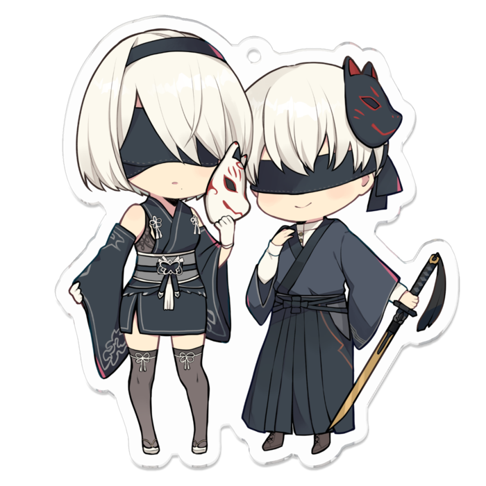 アクリルキーホルダー - 70 x 70 (mm)