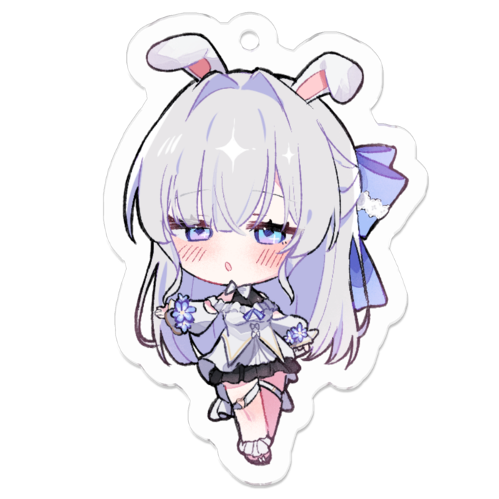 アクリルキーホルダー（コーティング） - 50 x 50 (mm)