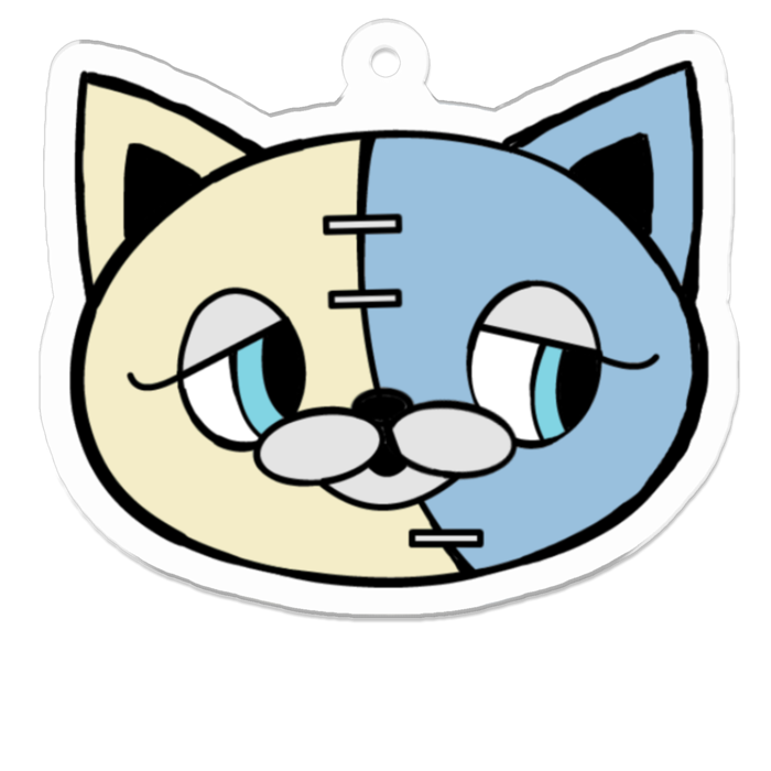 アクリルキーホルダー - 50 x 50 (mm)