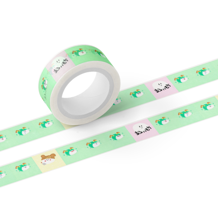 まるもちトレもちverマスキングテープ - テープ幅 15mm(1)