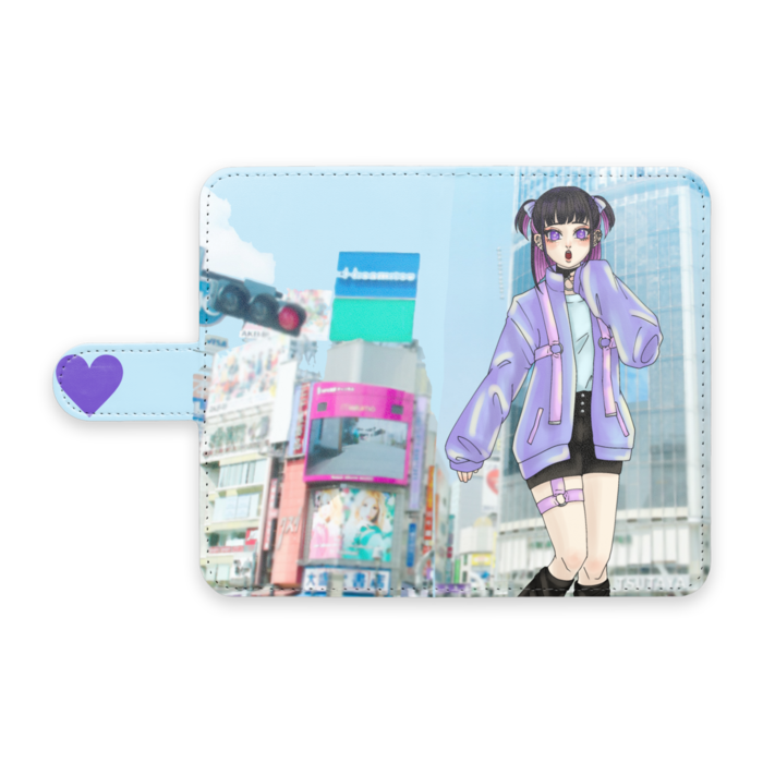 手帳型Androidケース - S - ストラップ穴 なし