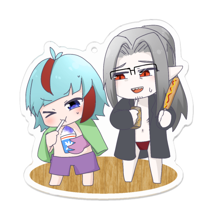 アクリルキーホルダー - 70 x 70 (mm)