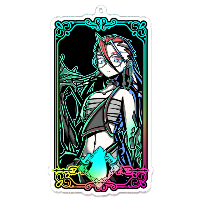 アクリルキーホルダー - 100 x 100 (mm)