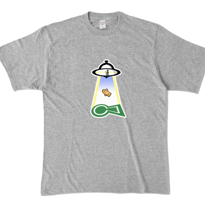 カラーTシャツ - XL - 杢グレー (濃色)