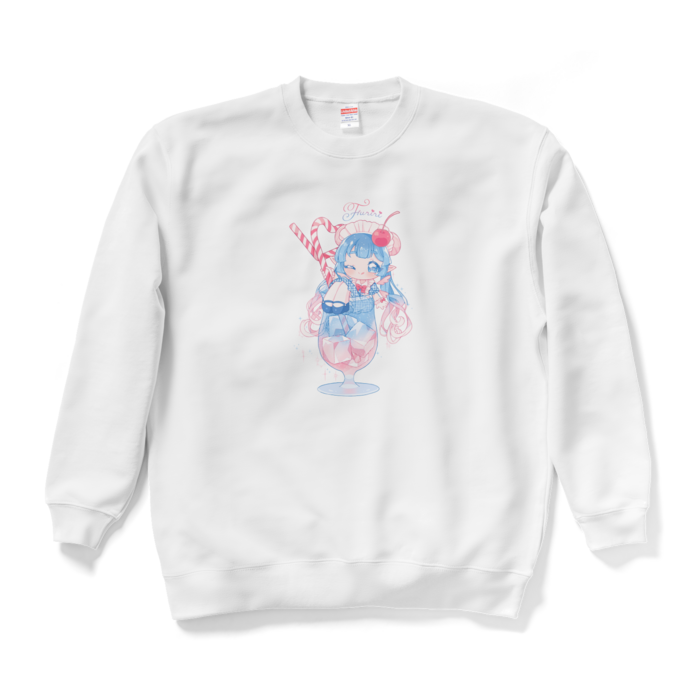 ブルー×ピンク（inメロンソーダ） - XL - 白