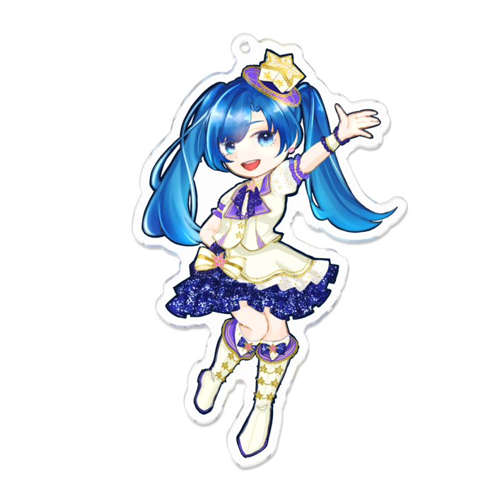 アクリルキーホルダー - 100 x 100 (mm)