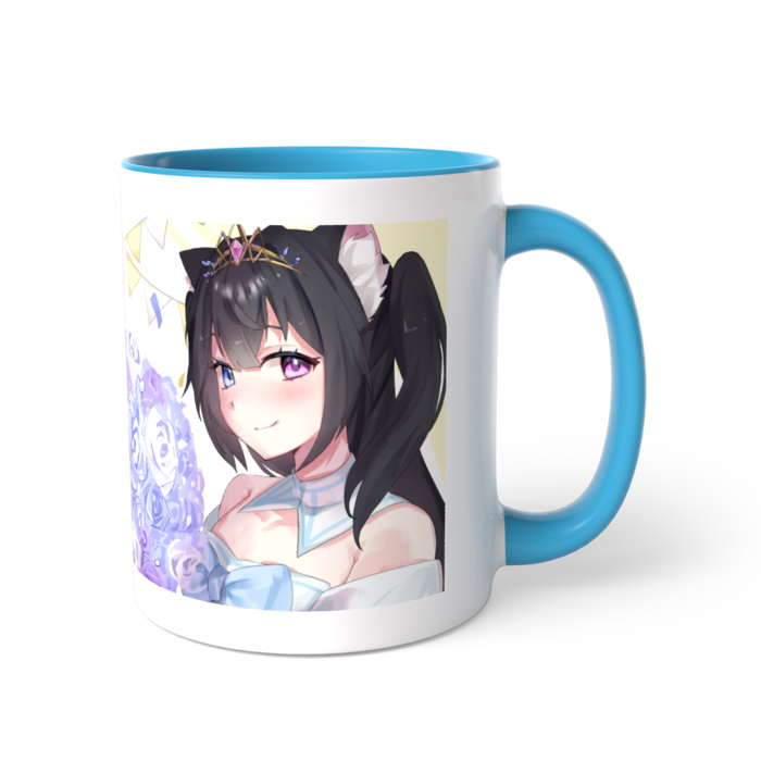 ツートンカラーマグカップ - 直径 8.2cm / 高さ 9.5cm