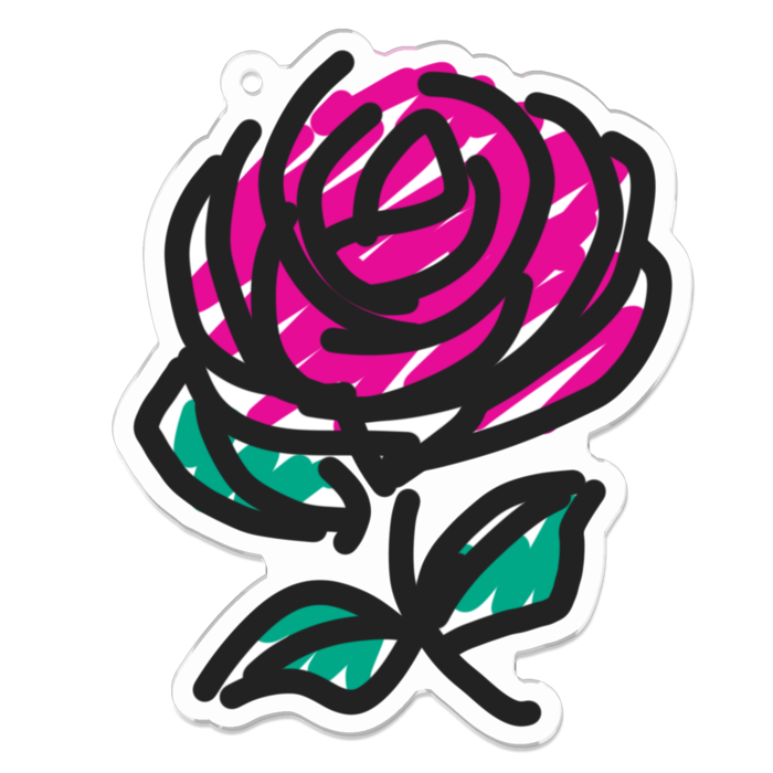 アクリルキーホルダー - 70 x 70 (mm)