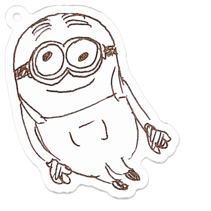 アクリルキーホルダー - 50 x 50 (mm)(1)