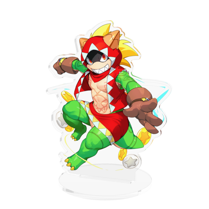 Tribal Hunter マンチくん(スリム) アクリルフィギュア - 100x100mm